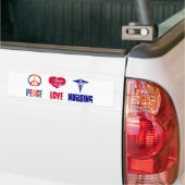 Peace Love Nursing Bumpersticker (Op Truck)