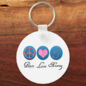 Peace Love Nursing Sleutelhanger (Voorkant)