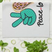 Peace Love Nursing Theedoek (Gevouwen)