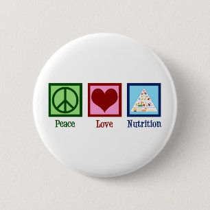 Peace Love Nutrition Ronde Button 5,7 Cm