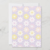 Peace Love & Party Girl Anniversaire Invitation (Dos)