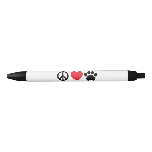Peace Love Paw Pen (Voorkant)