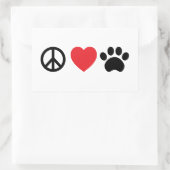 Peace Love Paw Sticker (Tas)