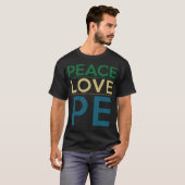 Peace-Love-PE T-shirt (Voorkant volledig)