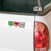 Peace Love Penguins Bumpersticker (Op Truck)