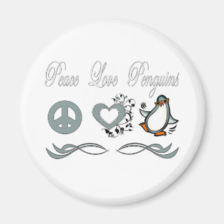 Peace Love Penguins Magneet