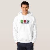 Peace Love Philosophy Hoodie (Voorkant volledig)