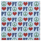 Peace Love Physical Theraption PT Pattern Stof (Swatch)