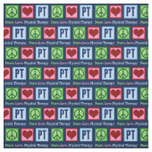 Peace Love Physical Therapy Stof (Swatch)