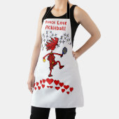 Peace Love Pickleball All-Over Print Apron Schort (Insitu)