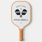 Peace Love Pickleball Custom Pickleball Paddle (Voorkant)