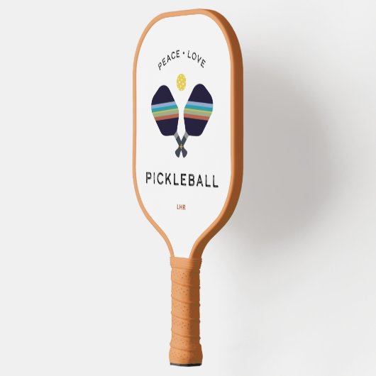 Peace Love Pickleball Custom Pickleball Paddle (Links)