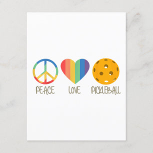 Peace Love Pickleball Informatiekaartje