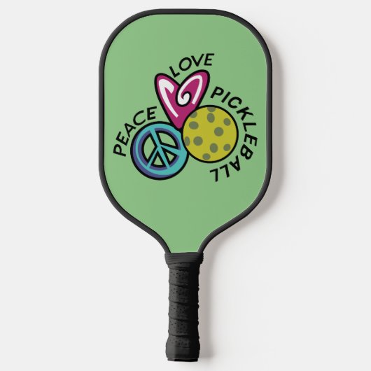 Peace Love Pickleball Persoonlijk Pickleball Paddle (Achterkant)