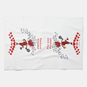 Peace Love Pickleball Serviettes de cuisine (Horizontal)