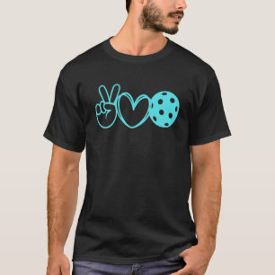 Peace Love Pickleball Smash en Dink om Pickle te w T-shirt