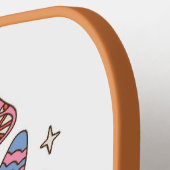 Peace Love & Pickleball Word Art Custom Text Name Paddle (Links Detail)