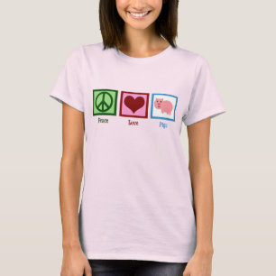Peace Love Pigs T-shirt