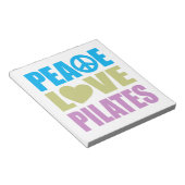 Peace Love Pilates Notitieblok (Schuin)