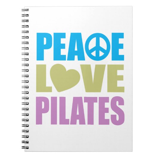 Peace Love Pilates Notitieboek (Voorkant)