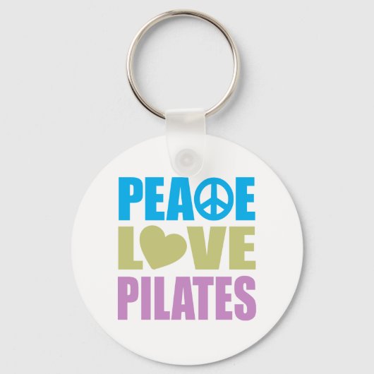 Peace Love Pilates Sleutelhanger (Voorkant)