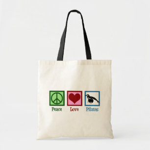 Peace Love Pilates Tote Bag