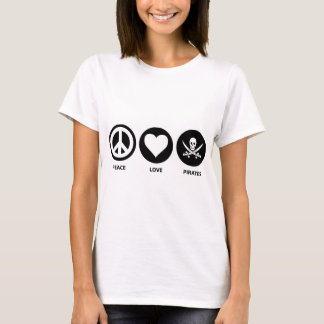 Peace Love Pirates T-shirt