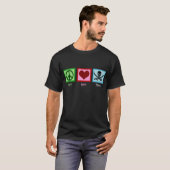 Peace Love Pirates T-shirt (Voorkant volledig)