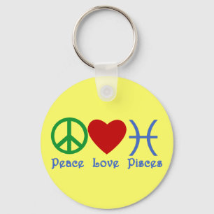 Peace Love Pisces Products Sleutelhanger