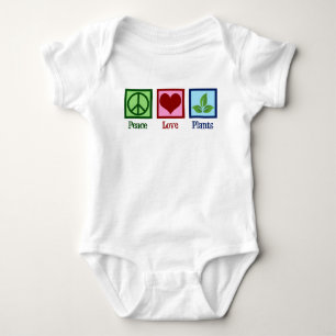Peace Love Planten Romper