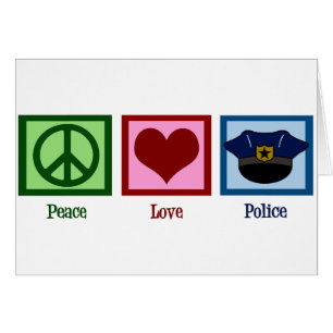 Peace Love Politie Kaart