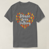 Peace Love Pottery - Ceramic Potter Ceramicist Cra T-shirt (Design voorkant)