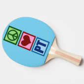 Peace Love PT Physical Therapy Tafeltennisbatje (Zijkant)