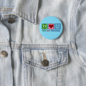 Peace Love Pulmonology Ronde Button 5,7 Cm (In situ)