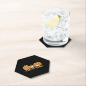 Peace Love Pumpkin Halloween Kartonnen Onderzetters (Insitu)