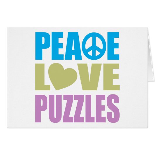 Peace Love Puzzles (Voorkant Horizontaal)