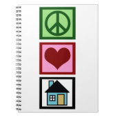 Peace Love Real Estate Notitieboek (Voorkant)