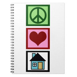 Peace Love Real Estate Notitieboek