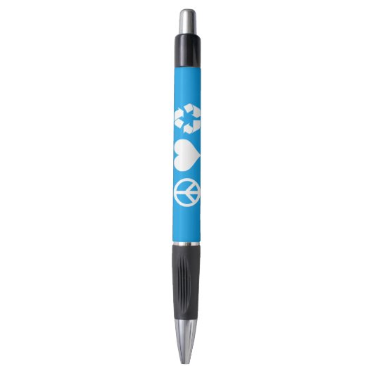 Peace Love Recyclen Pen (Voorkant Verticaal)
