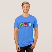 Peace Love Reumatology Tri-Blend Shirt (Voorkant volledig)