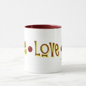Peace*Love*Ride - tasse de café (Centre)