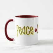 Peace*Love*Ride - tasse de café (Gauche)