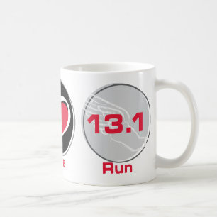 Peace Love Run 13.1 halve marathon Koffiemok