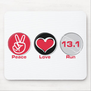 Peace Love run 13,1 mijl Muismat