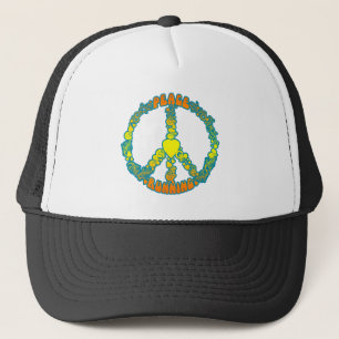 Peace Love Running Trucker Pet
