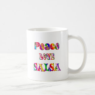 Peace Love Salsa Koffiemok