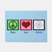 Peace Love Science Deurmat (Voorkant)