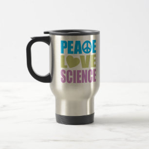 Peace Love Science Reisbeker