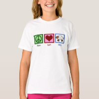 Peace Love Sheep Cute Kinder