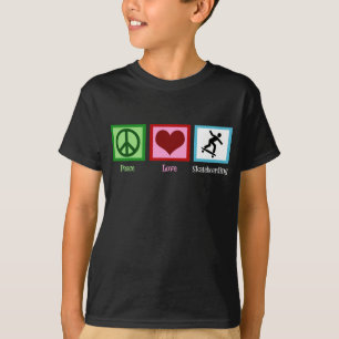 Peace Love Skateboarding T-shirt